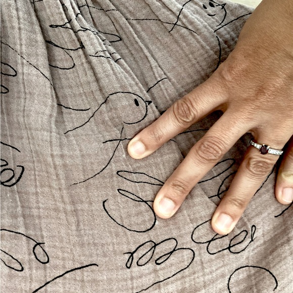 Bono Chose cotton gauze dove dress 4/5y - Picture 3 of 5